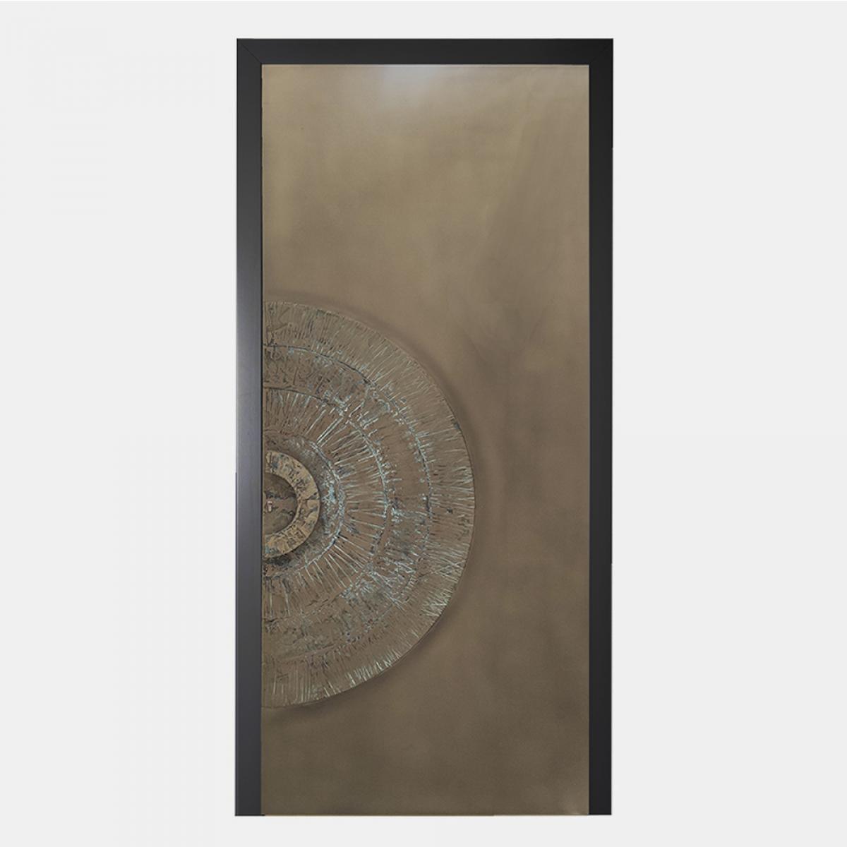Puerta de entrada de PVC de panel liso moderno