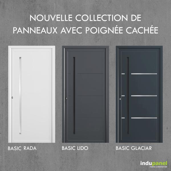 PANNEAUX À POIGNÉE CACHÉE
